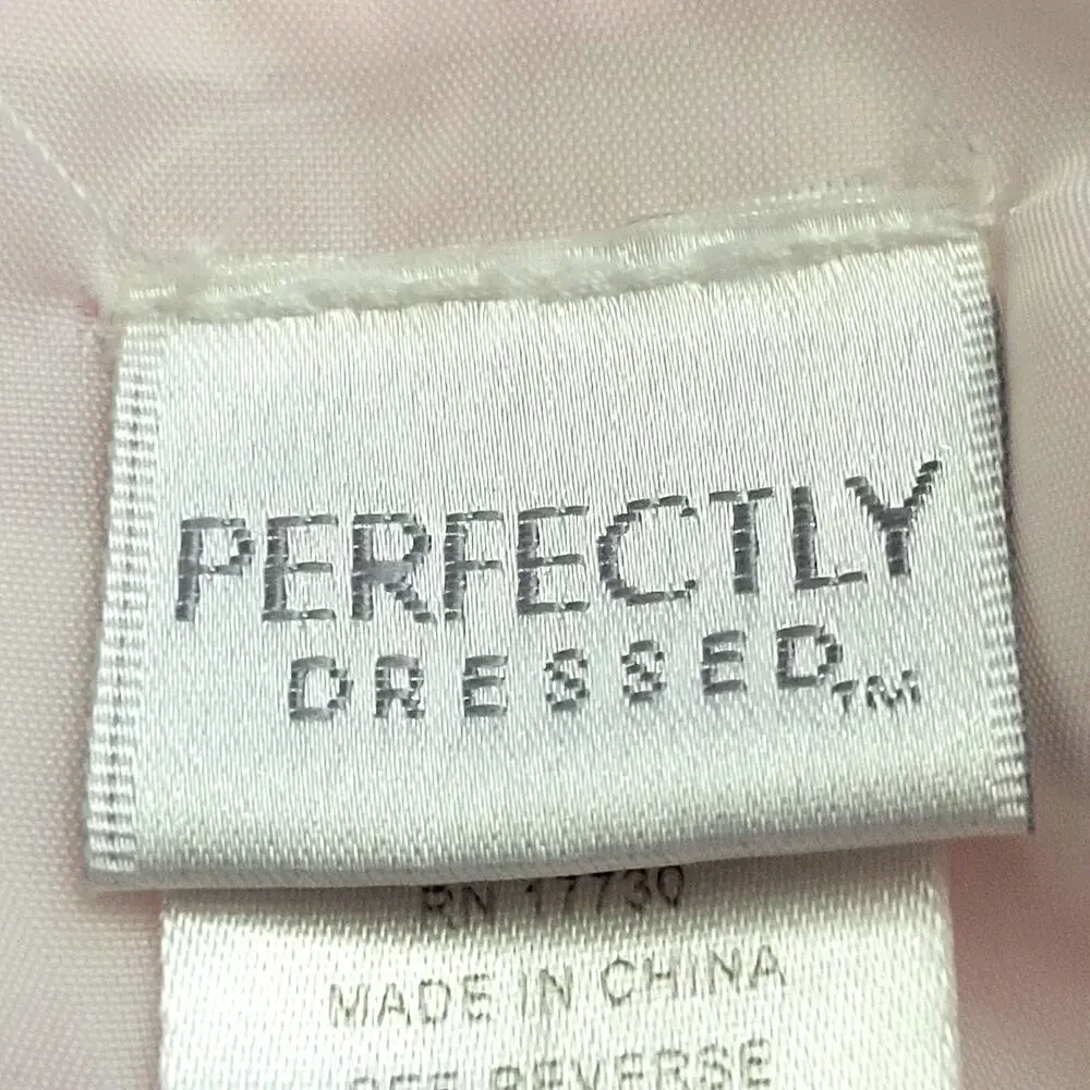 Perfectly Dressed Pink‎ Dress with Sheer Overlay Size 4T